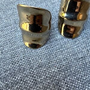 Gold-Tone Statement Cuff Rings